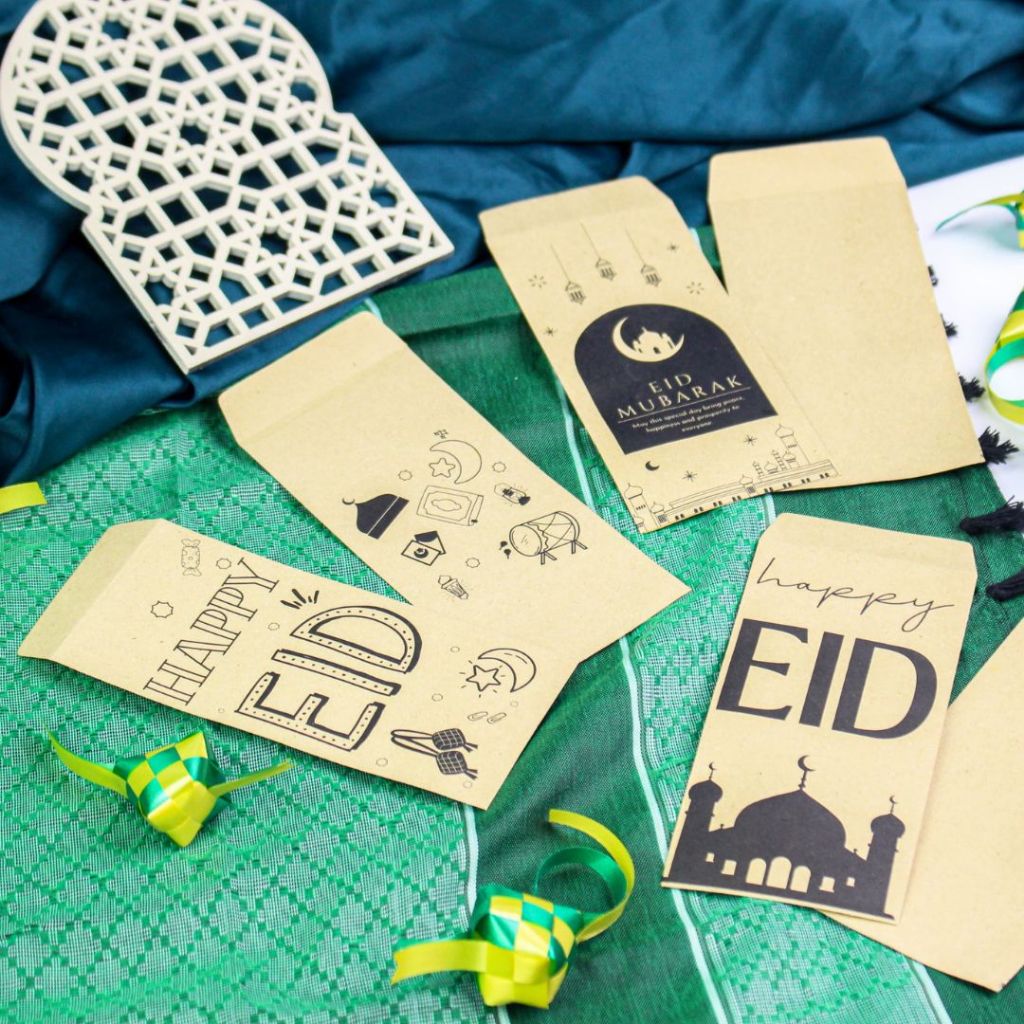 

[ isi 10 pcs ] Amplop Lebaran Coklat / Craft Idul Fitri 2025 Ukuran Besar Uang Tanpa Lipat by.TOOKE