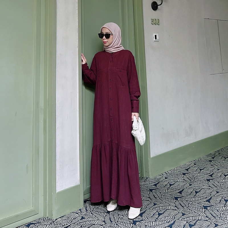 COTTONTREND - ELODIE DRESS Dress Linen Terbaru