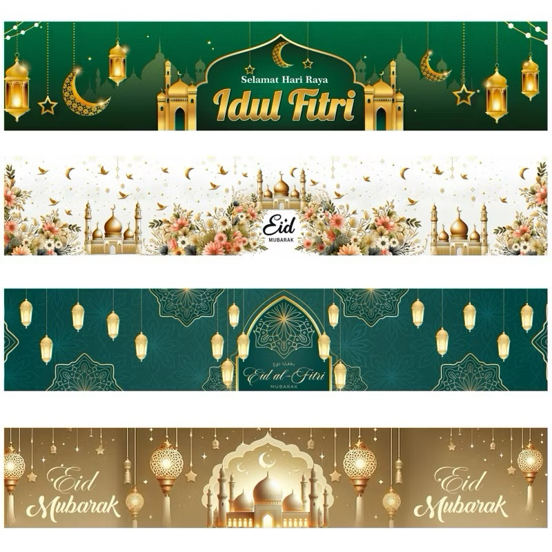 

Paper Belt Toples Lebaran (PER 5PCS) Hijau Pita Box Toples Kue Kering Lebaran