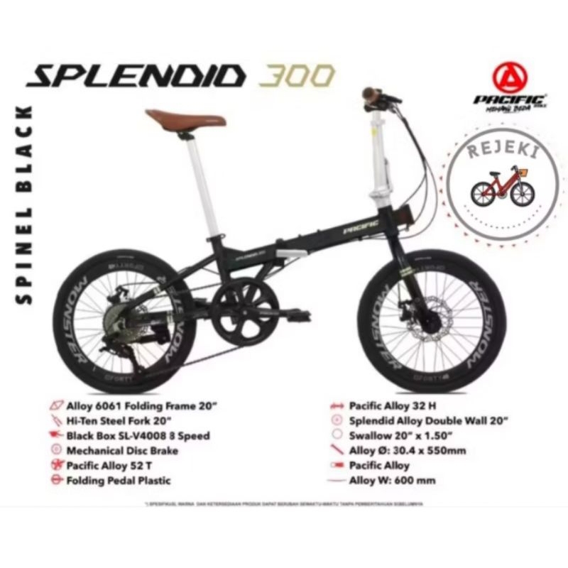 SEPEDA LIPAT 20 PACIFIC SPLENDID 300