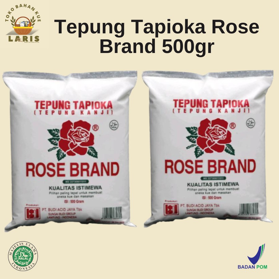 

ROSE BRAND TEPUNG TAPIOKA 500 GRAM