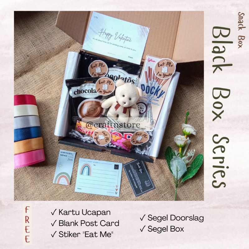 

SNACK BOX HAMPERS ULANG TAHUN VALENTINE WISUDA COWOK SNACK BOX VALENTINE BLACK SERIES | GIFT BOX ULANG TAHUN MURAH | GIFT BOX VALENTINE