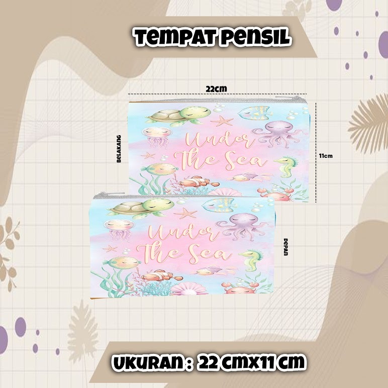 

Tempat Pensil Under The Sea 03 Pencil Case Dompet Kostak