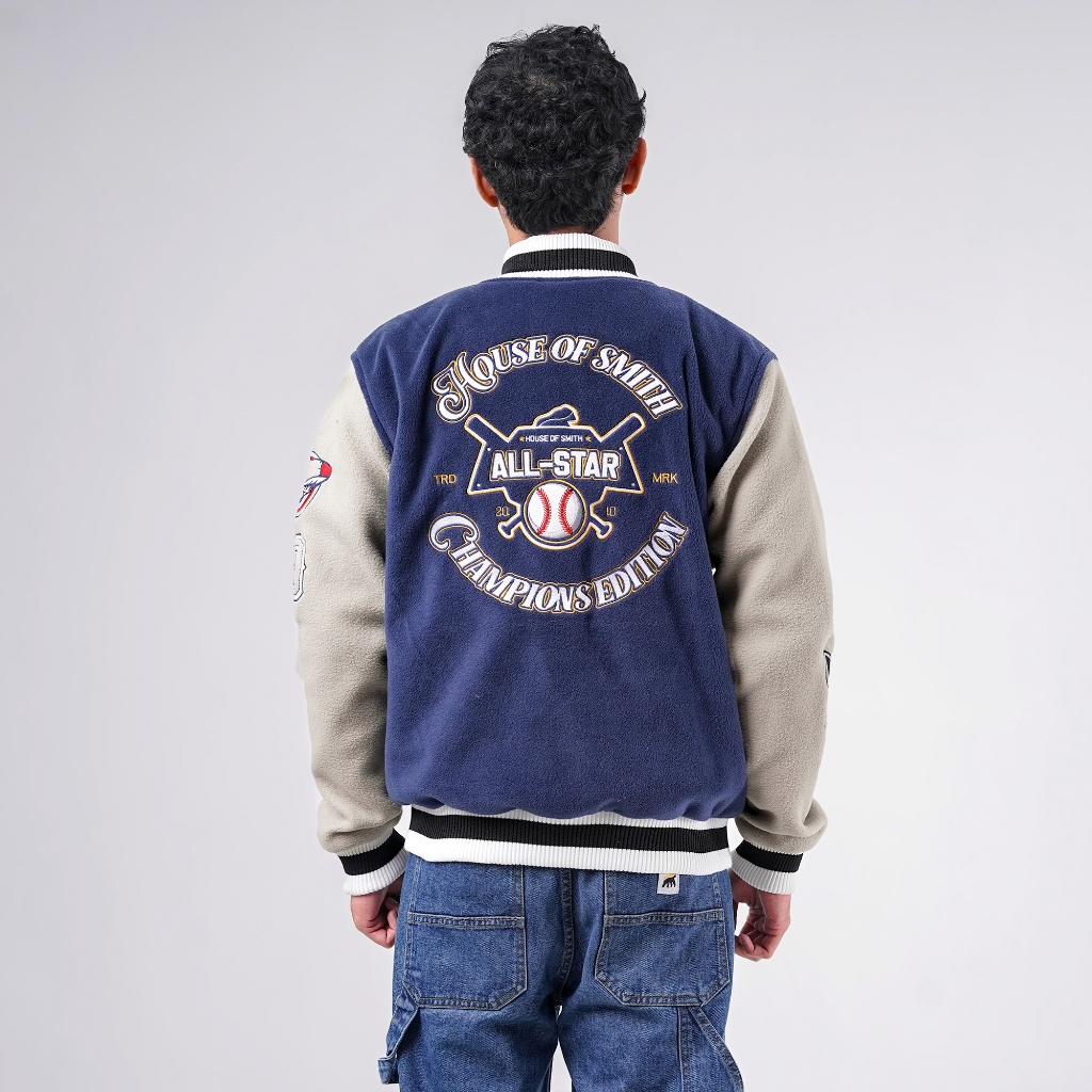 MURAH HOUSE OF SMITH JAKET VARSITY PRIA - NEW CHAMSITY #10 - JACKET