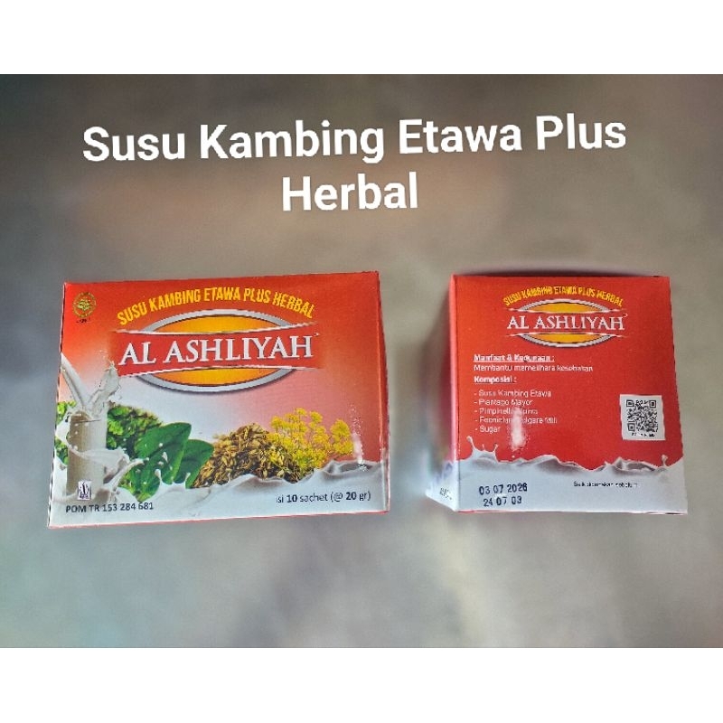 

Susu Kambing Etawa Al Ashliyah Susu Kambing Etawa Plus Herbal isi 10 Saset Bermanfaat Untuk Kesehatan Tubuh