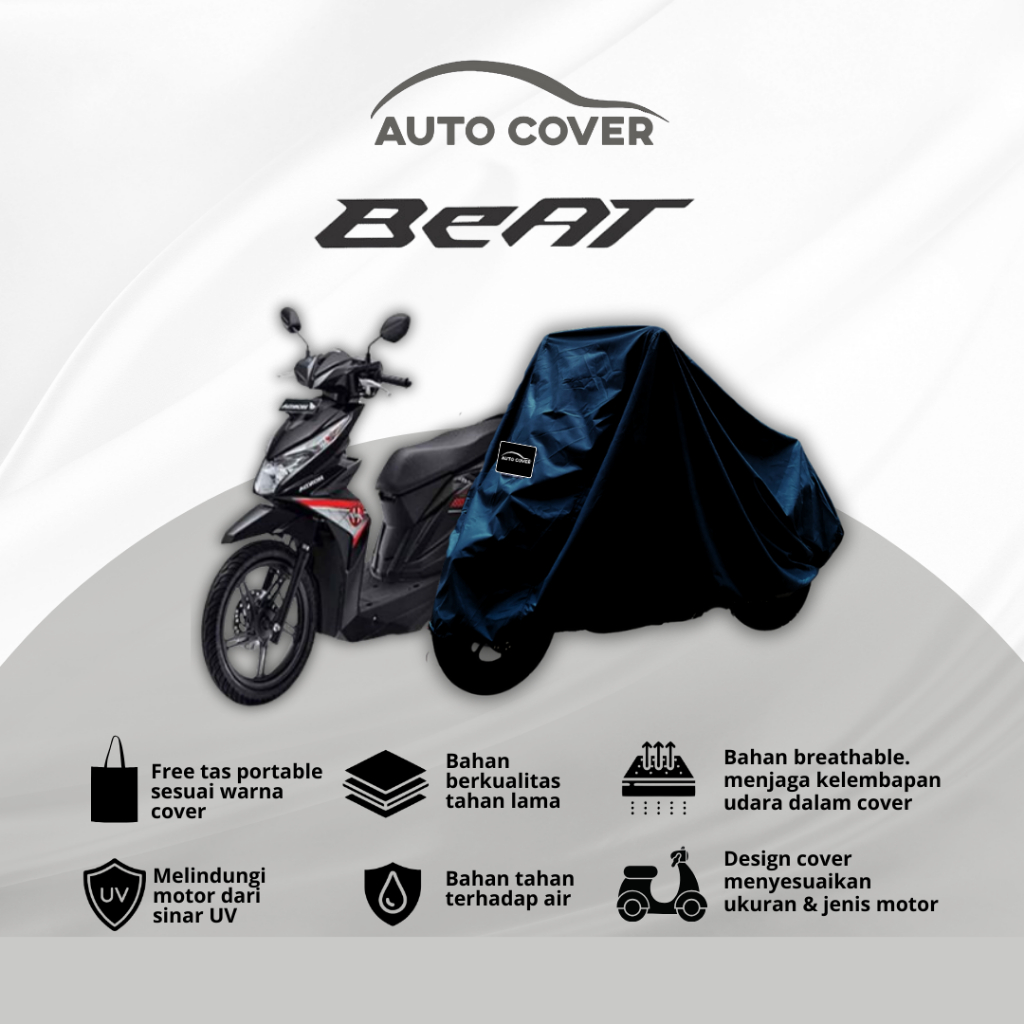 Autocover Cover Sepeda Motor HONDA BEAT Body Superior Semi Outdoor Extreme Full Outdoor Sarung Selim