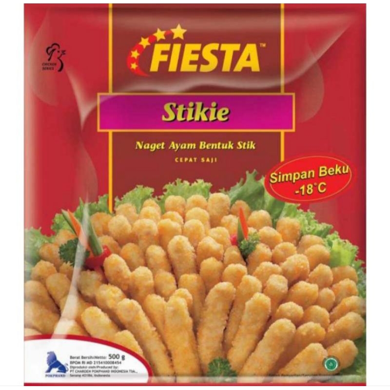 

Fiesta Naget Ayam Stikie 500 g - only sameday dan instan