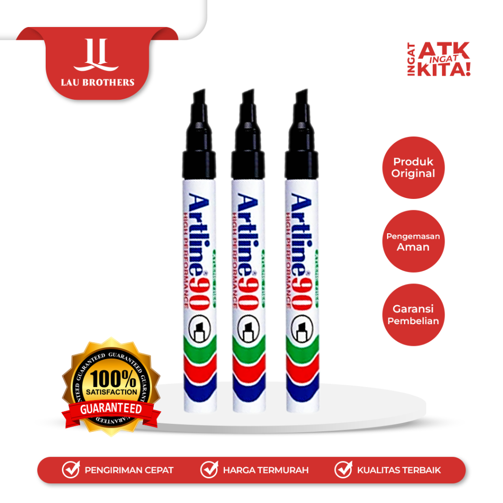 

ARTLINE 90 SPIDOL PERMANEN/ PERMANENT MARKER EK-90 (1LSN /12PCS)