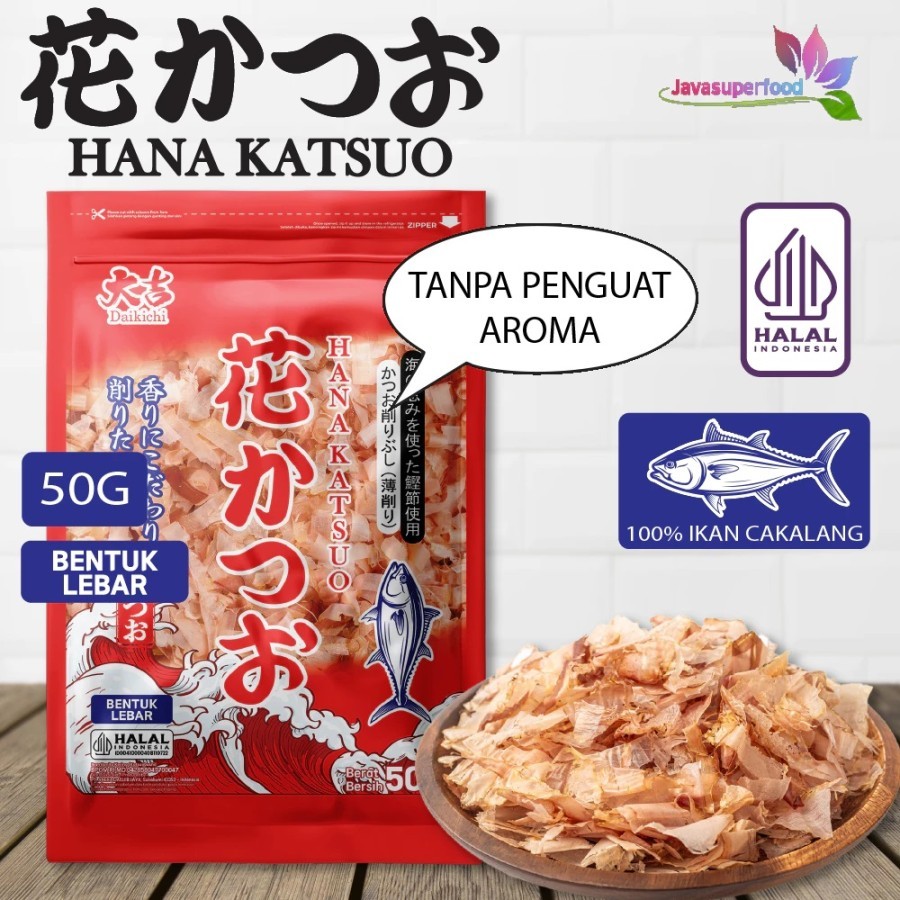 

Marumo/Daikichi Hana Katsuo 50gr Katsuobushi Bonito Flakes Topping Takoyaki Toping Okonomiyaki Hiyayako Udon Yakisoba Garnish Ikan Cakalang Skipjack Tuna Bahan Dashi Kaldu Masakan Jepang Enak Lezat Original Asli Murah Malang Jatim