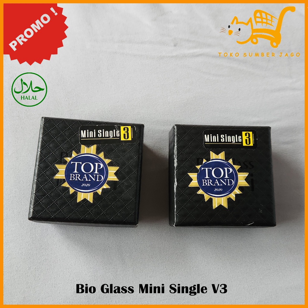 TOP BRAND Bio Glass Mini Single V3 ORIGINAL
