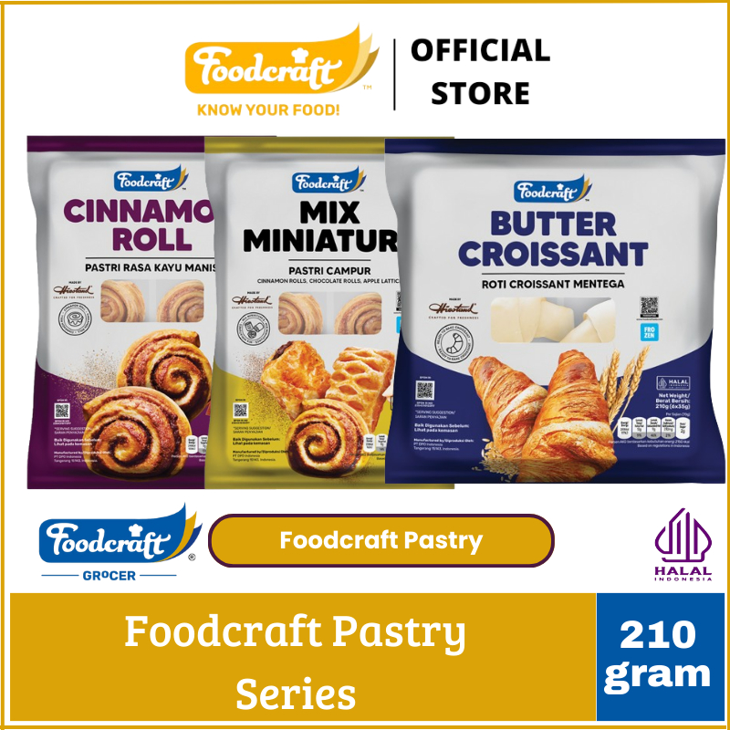 

Foodcraft Pastry Series Cake Kue Pastri Aneka Rasa Isi 6 Sachet Cita Rasa Nusantara Cinnamon Rool Mix Miniature Butter Croissant