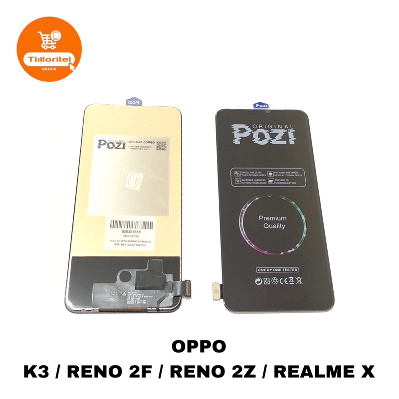 LCD TOUCHSCREEN OPPO K3 / RENO 2F / RENO 2Z / REALME X FULLSET