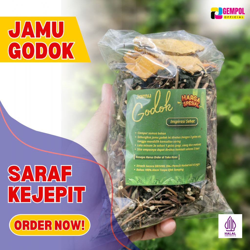 

JAMU SARAF KEJEPIT AMPUH / JAMU HERBAL SARAF KEJEPIT / JAMU GODOG PALING AMPUH