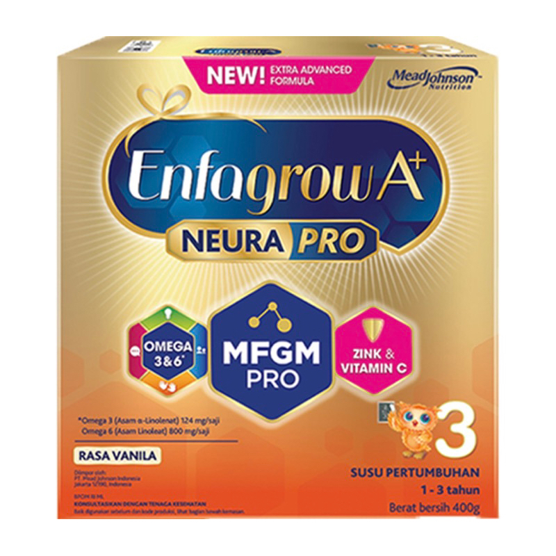 

ENFAGROW - ENFAGROW A+ 3 SUSU BUBUK PERTUMBUHAN ANAK 1-3 Tahun