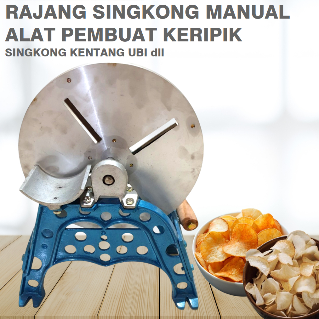 Alat Rajang Singkong Pisang Tempe Ubi Manual Pemotong Aneka Keripik Kerupuk Perajang Kripik Singkong