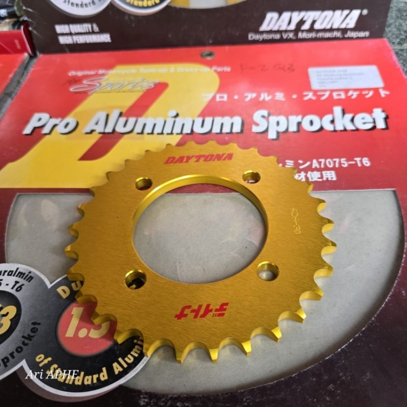 promo gear gir belakang DAYTONA DURALUMIN SLIM 415 30 31 44 RX King RXZ RXS Jupiter z Vega r FIZR Ju
