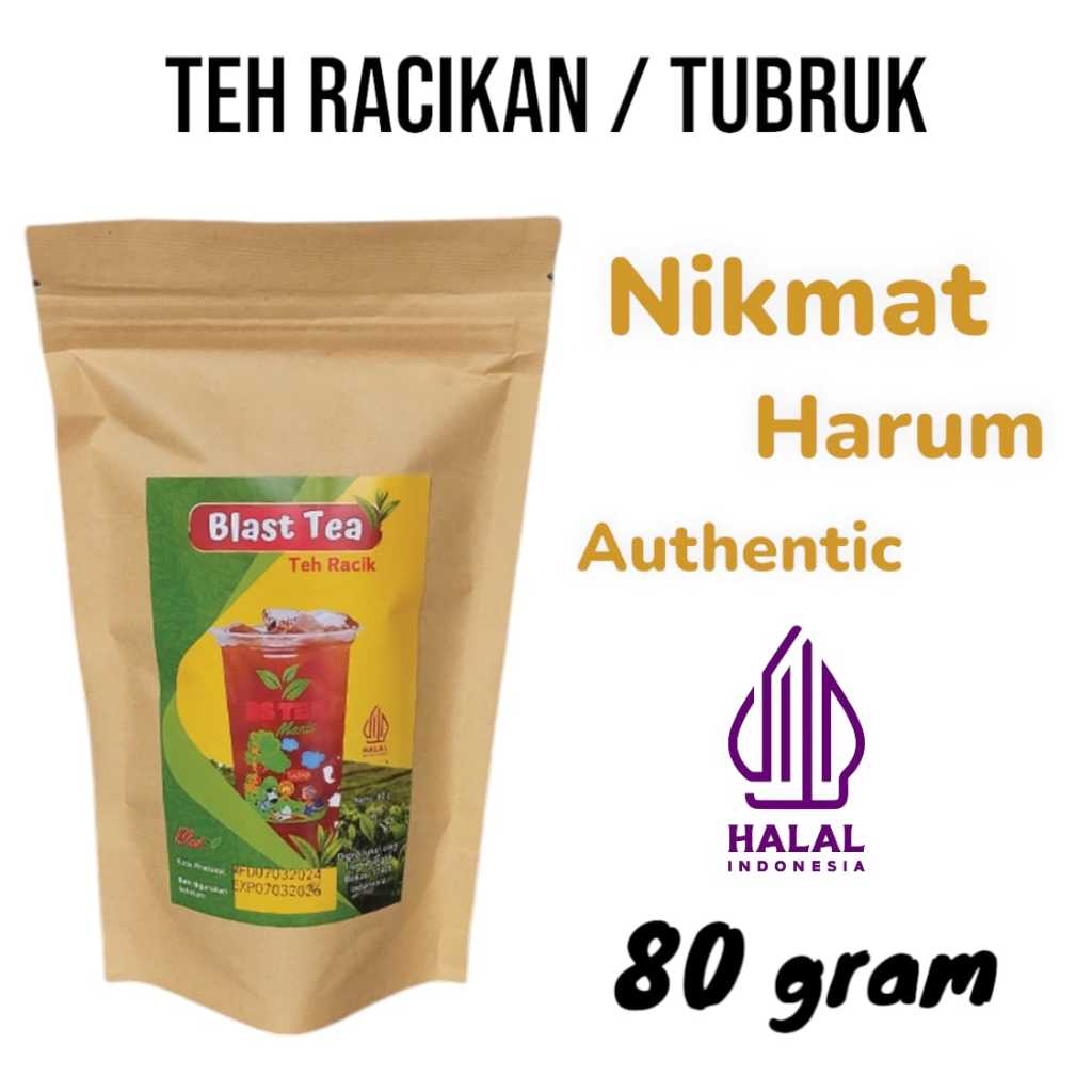 

Teh Racik 80 gram / Teh Tubruk / Teh Tradisional / Teh Hitam Racikan / Teh Organik