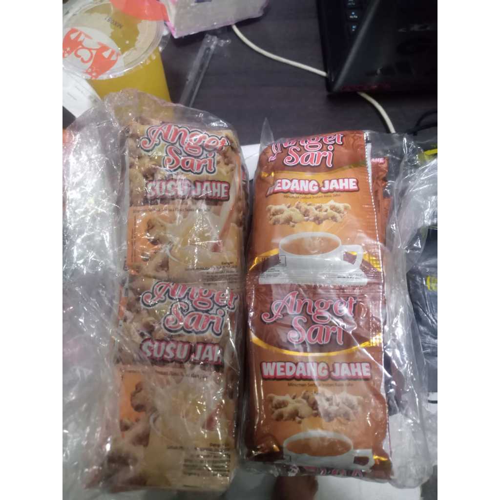 

Anget sari Wedang Jahe Susu/ Serbuk Susu Jahe Jahe 1 Renceng ( 25gr x 10pc)