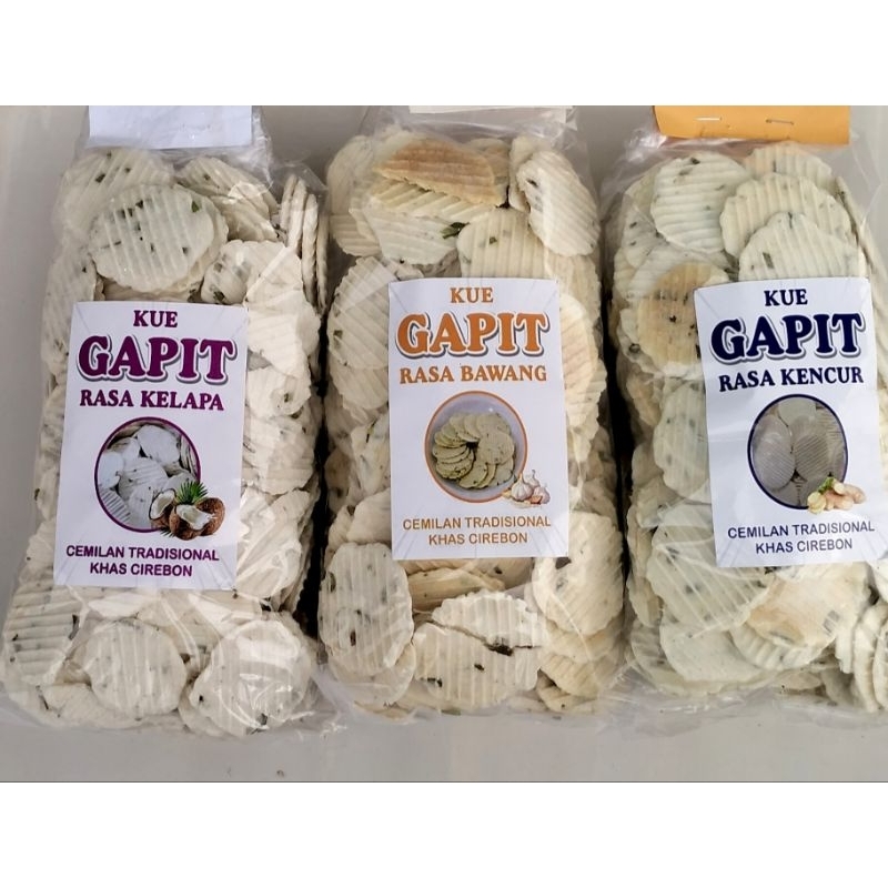 

Kue Gapit Srimping garang khas Cirebon kemasan 200grm