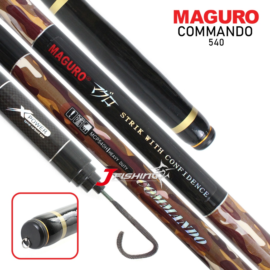 Joran Tegek Maguro COMMANDO | 450 | 540 | 630 | Carbon Pole Rod