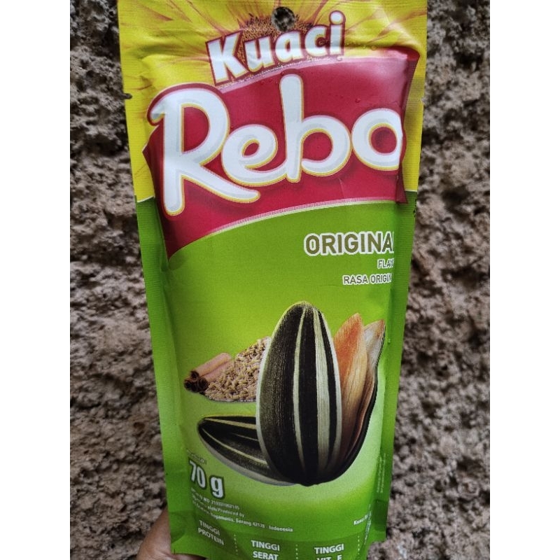 

Kuaci Rebo Rasa Original Kemasan 70 Gram