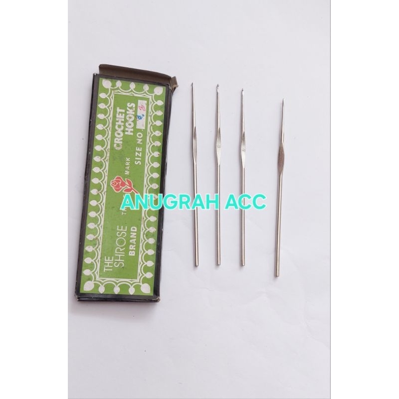 jarum sulam rajut hakpen rose