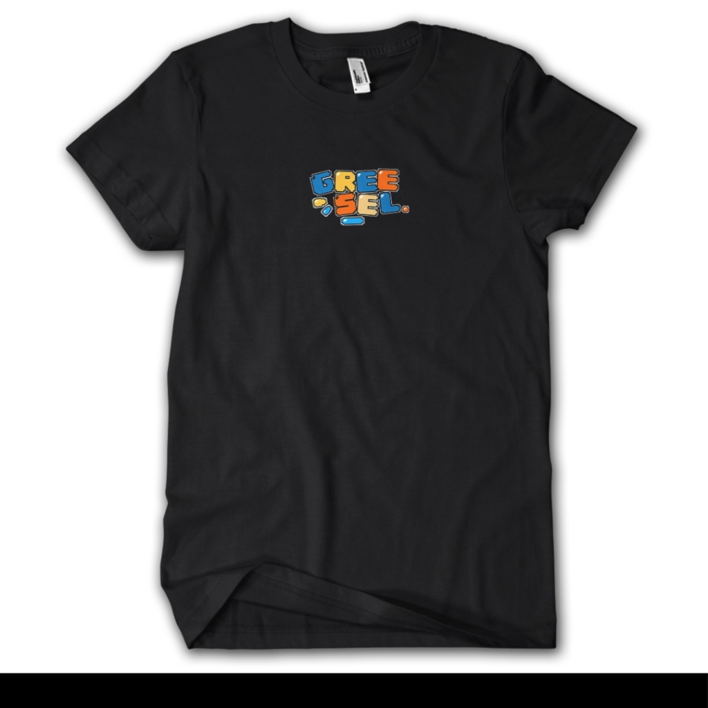 KAOS JKT48 NAMA V5 GREESEL KAOS POLOS HITAM COTTON POLIKATUN MURAH TERLARIS NYAMAN O-NECK Distro Fit
