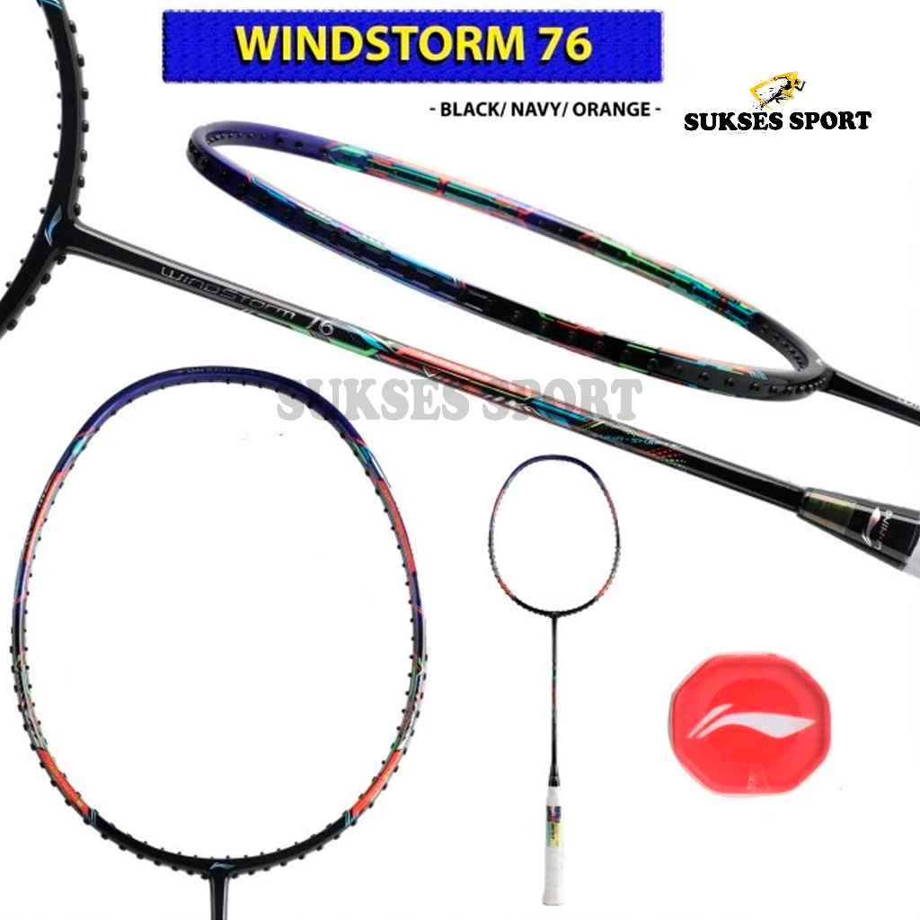 Raket Badminton Original Lining New Windstorm 76 WS76