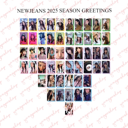 [PO / SET] NEWJEANS 2025 SEASON GREETING NEWJ NEW JEANS PHOTOCARD FAN MADE UNOFFICIAL YANGPASHOP DAN