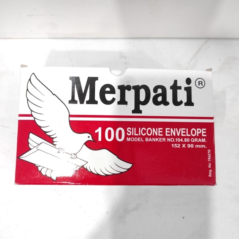 

Amplop Merpati isi 100 ukuran sedang