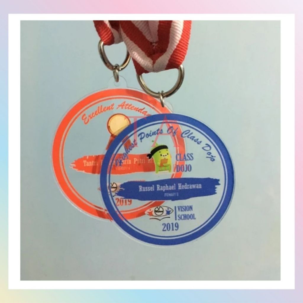 Medali Akrilik / Medali Wisuda / Gordon Wisuda