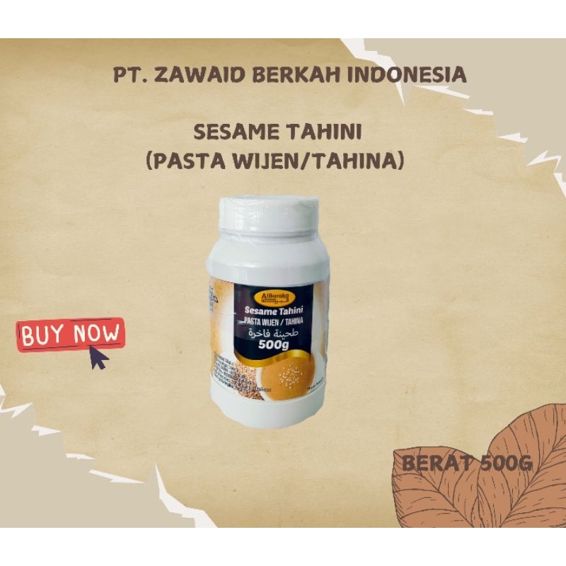 

SESAME TAHINI (PASTA WIJEN/TAHINA)KEMASAN 500G