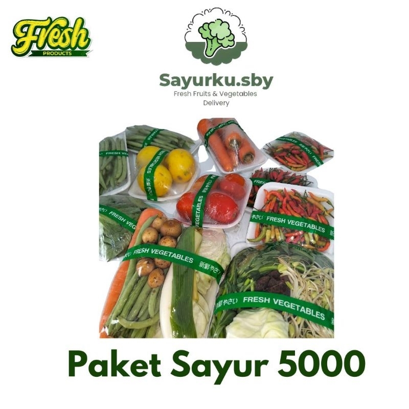 

Sayurku.sby (bisa kirim instan) Paket Sayur 5000