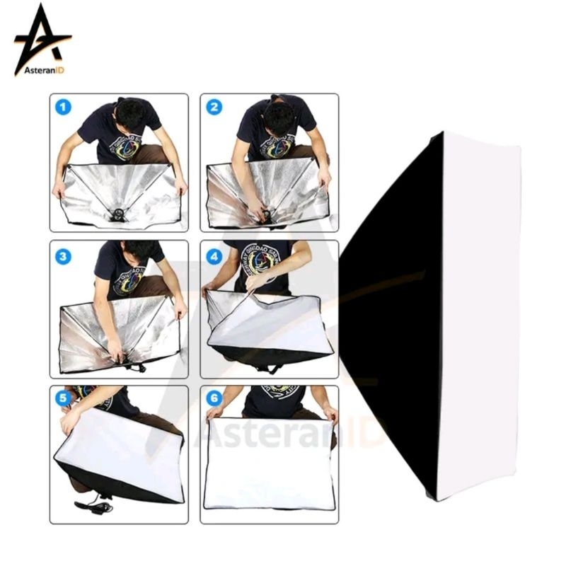 Softbox Lighting Softbox single socket + Tripod stand Lamp