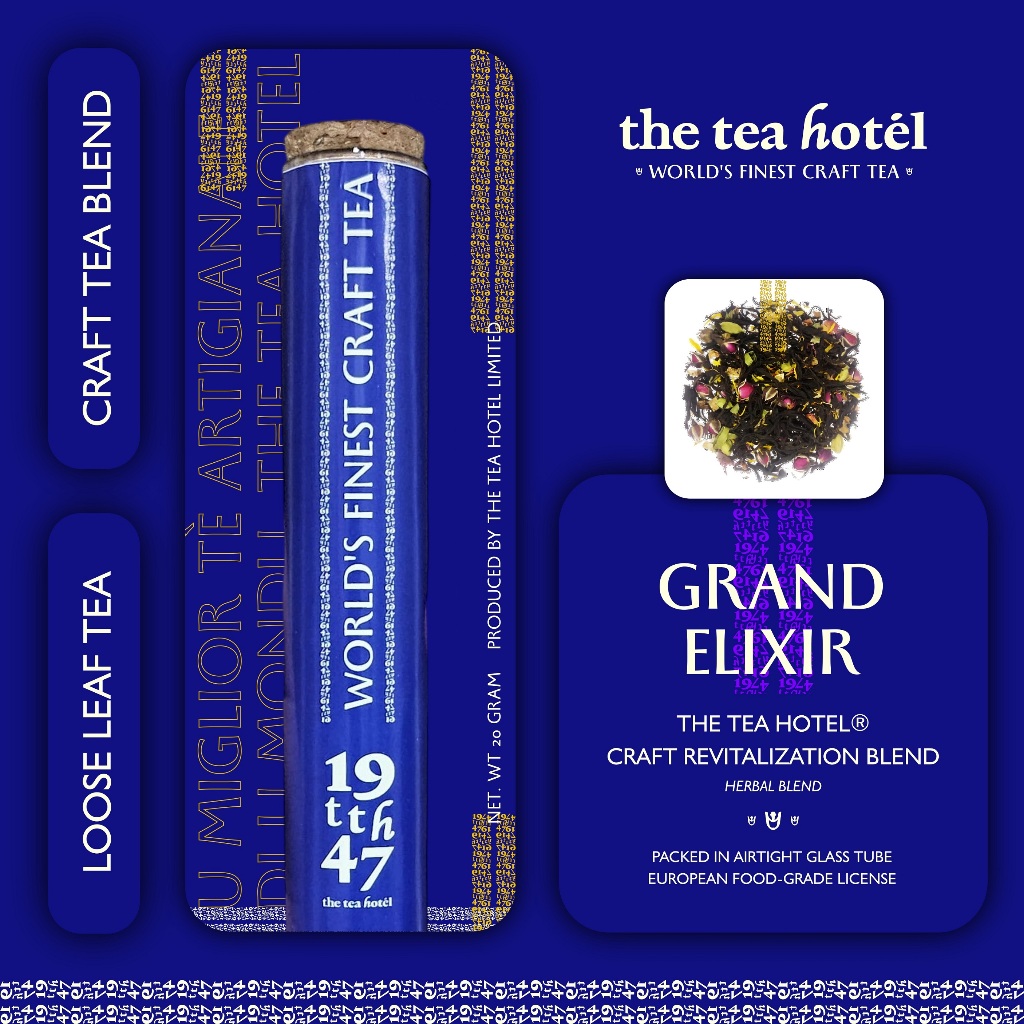 

The Tea Hotel® Grand Elixir | Craft Revitalization Blend | Loose Leaf Tea | Craft Tea Blend