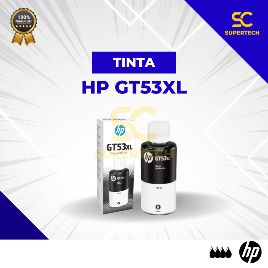 TINTA HP GT53XL GT 53 XL BLACK tinta HP Inktank HP Smart tank