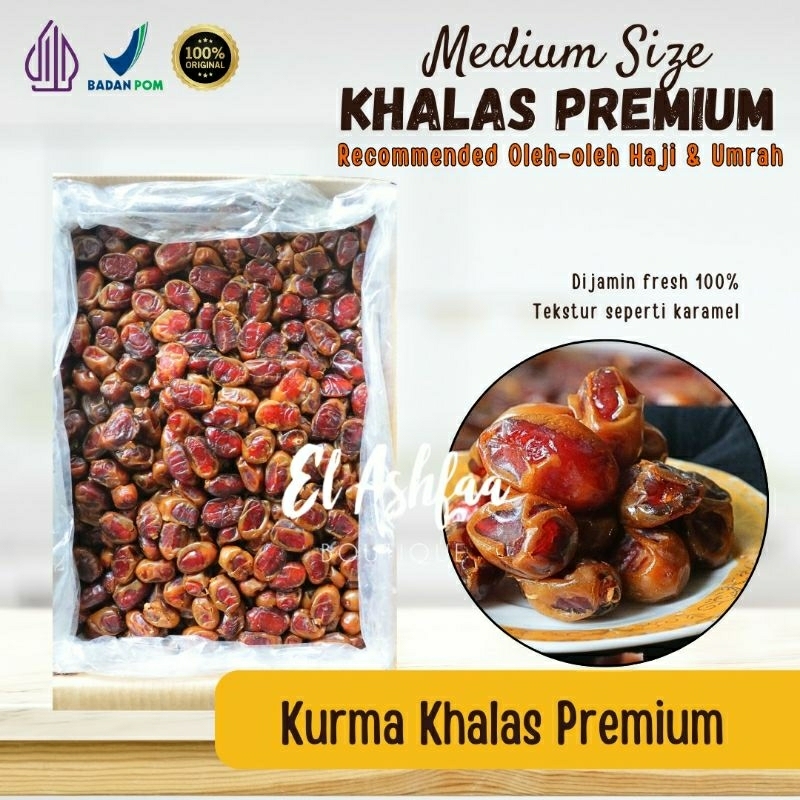 

Kurma Khalas Premium - El Ashfaa Boutique