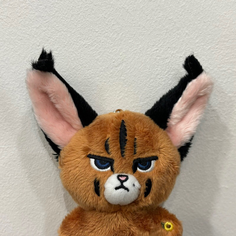 Carajohn PO 6 Hari - Doll Boneka Plushie Caracal Jsuh Carajohn Warumenoneko Bad Cat Grey Abu Kucing 