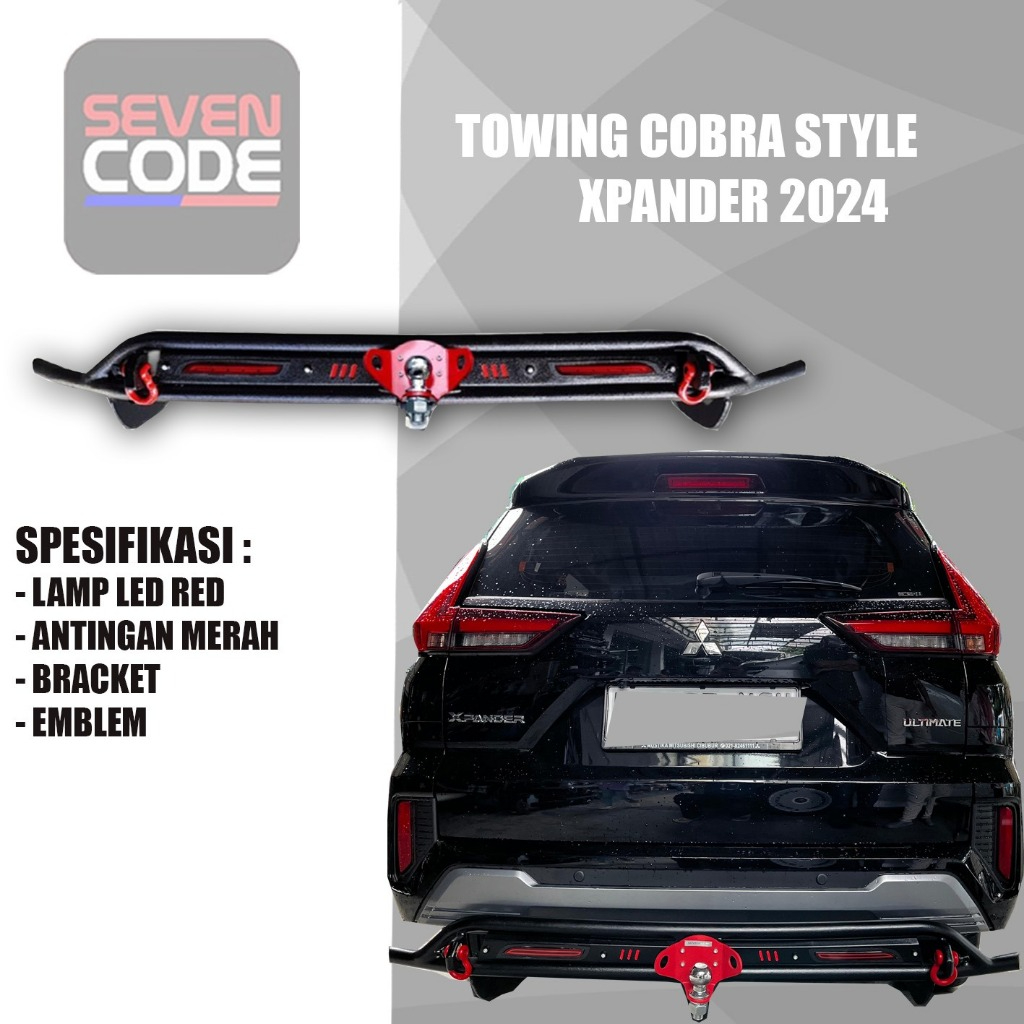 TOWING BELAKANG XPANDER 2022 2023 2024 2025 MODEL COBRA BESI BUMPER BELAKANG XPANDER 2022 2023 2024 