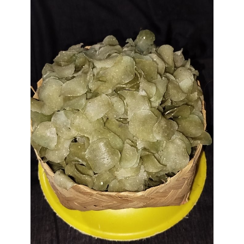 

kerupuk nasi original bunga telang