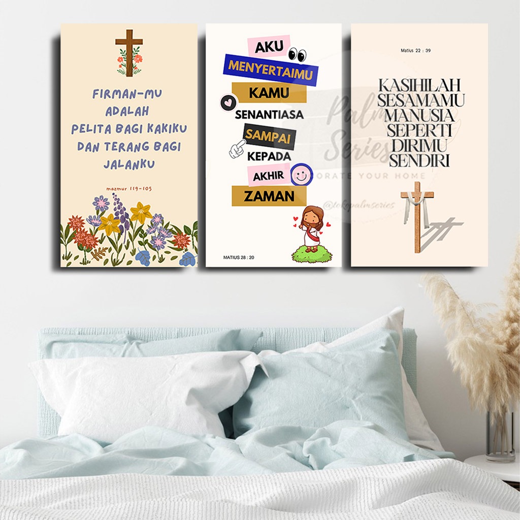 14- 10x20 Hiasan Dinding Ayat Alkitab