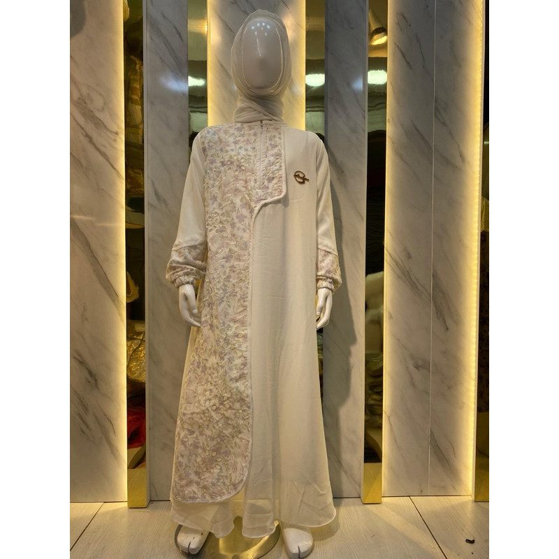 gamis naira katun bolong bordir