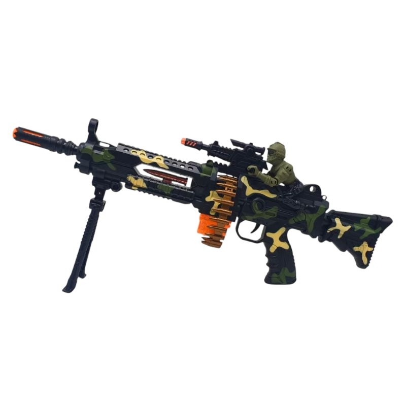 Mainan Edukasi Anak Electronic Flash Gun/Elite Sniper/Senapan Nerf Gun/Pistol Pistolan/Tembak Tembak