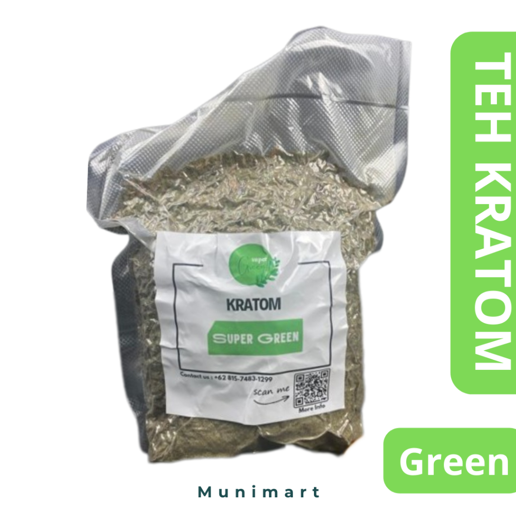 

TEH Remahan Green 300gr hijaau teh kasar keetum herbal cocok untuk ngeteh