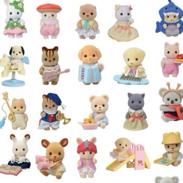 

75 PCS Stiker Sylvanian Families stiker laptop anti luntur