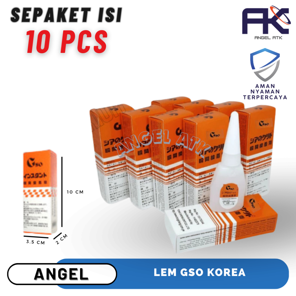 

Promo Sepaket ( 10 Pcs ) Perekat Tetes / Lem Korea / Lem Cair Super / Lem Setan / Harga Murah Meriah / Lem Untuk Kain / Bayar di Rumah / Atk Blessing