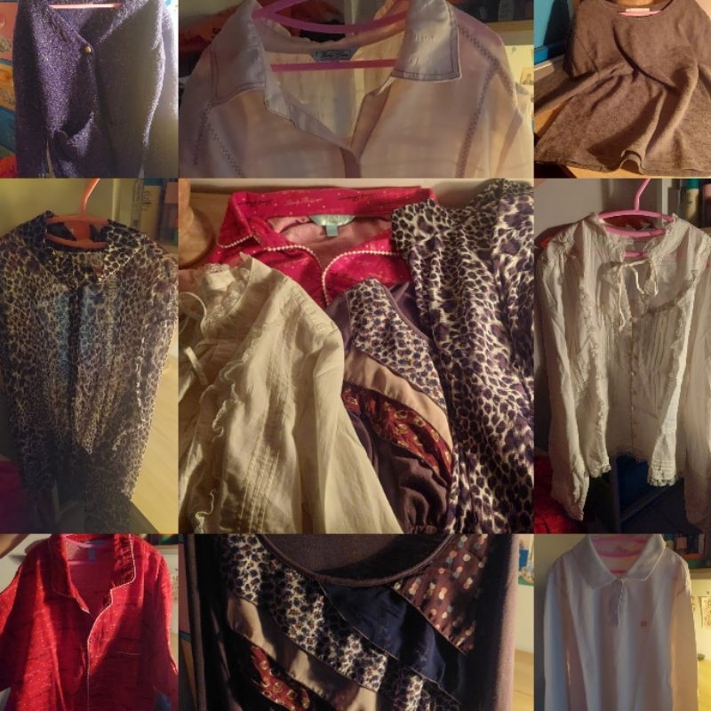 (DETAIL CEK DESKRIPSI) Thrift Preloved Coquette Y2K Top Sweater Tanktop Batch 2