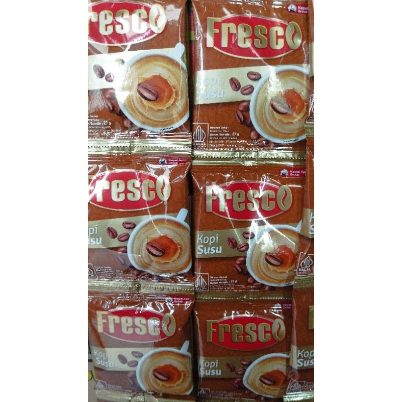 

12 sachet Fresco Kopi Susu