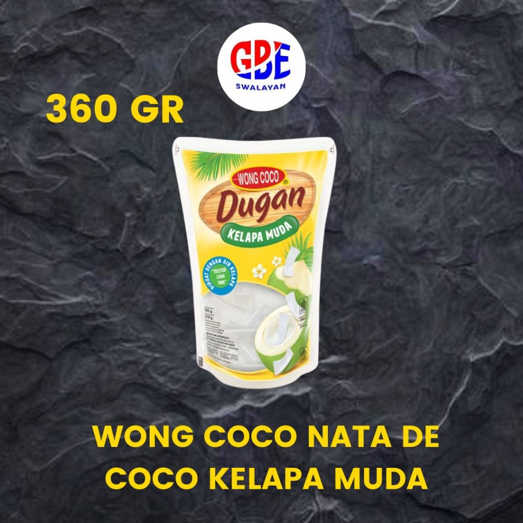 

WONG COCO NATA DE COCO KELAPA MUDA 360GR