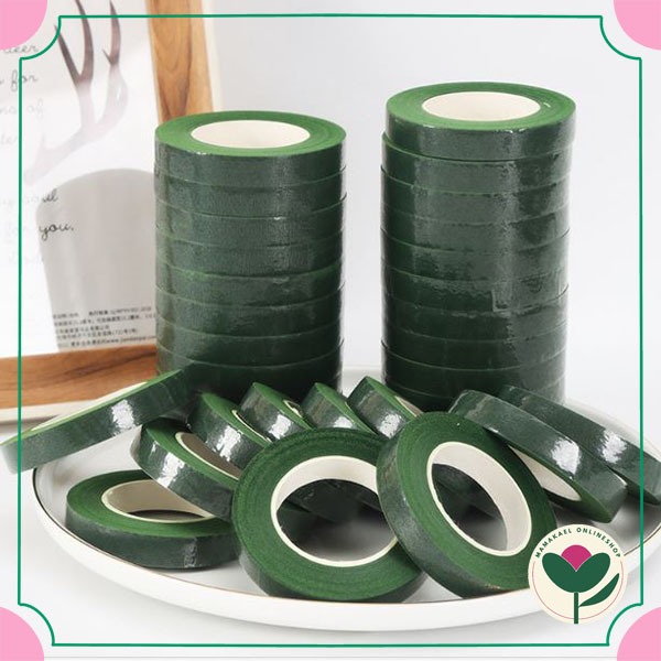

1 rol 22 meter floral tape selotip florist solatip daun DIY kerajinan bunga MK1916
